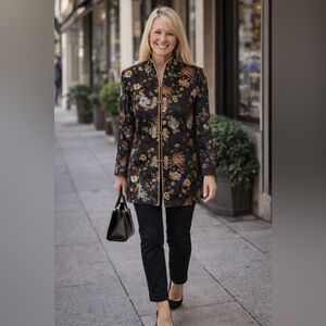 Chinese Style Silk Brocade Jacket size Large/XL